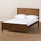 Baxton Studio Catalina Modern Brown-Finished Wood Full Platform Bed 143-7861 - alternate 4
